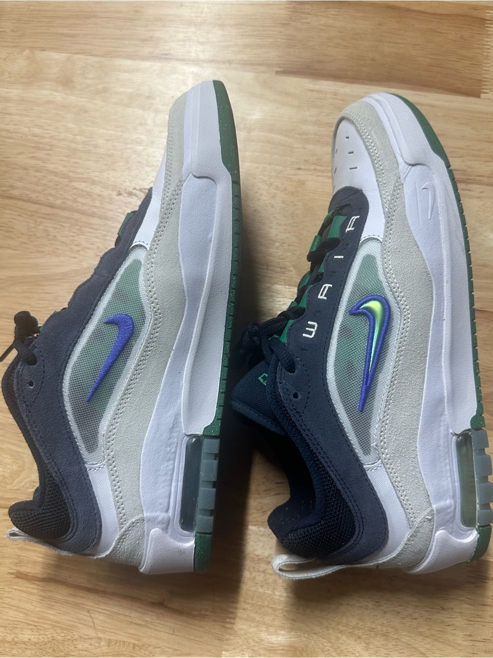 Men’s Nike SB Ishod Wair Sneakers in Green & Blue